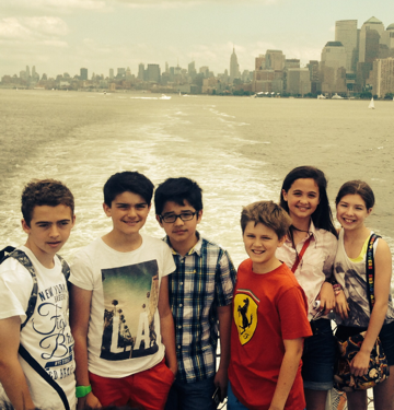 Enjoying a day in&nbsp;New York Harbor